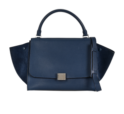 Trapeze, Suede/Leather, Navy, F-VP-0153, DB/S, 3*